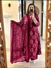Classic Ajrakh Kurta Pant Set